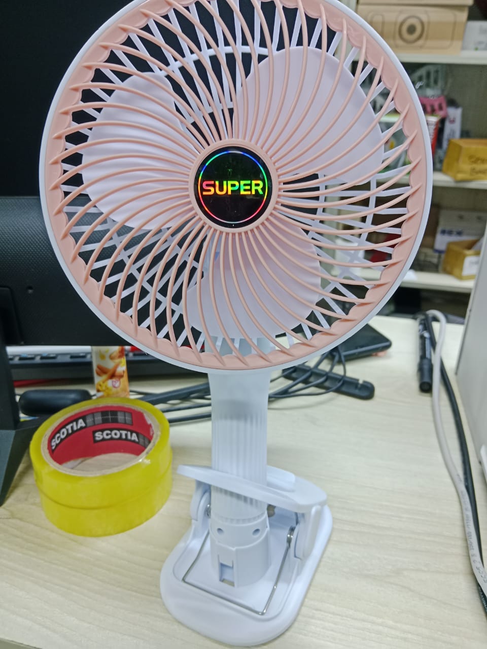 Circulation Rechargeable Clamp Fan